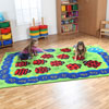Back to Nature Chloe Caterpillar Rectangular Carpet - 3m x 2m - MAT1005