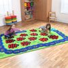 Back to Nature Chloe Caterpillar Rectangular Carpet - 3m x 2m - MAT1005