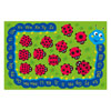 Back to Nature Chloe Caterpillar Rectangular Carpet - 3m x 2m - MAT1005