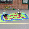 Back to Nature Chloe Caterpillar Numeracy & Literacy Outdoor Play Mat - 3m x 2m - MAT1026