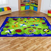 Back to Nature Minibeasts Rectangular Carpet - 2.4m x 2m - MAT1057