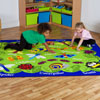 Back to Nature Minibeasts Rectangular Carpet - 2.4m x 2m - MAT1057