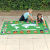 Children of the World Map Outdoor Play Mat - 2m x 1.3m - MAT1017