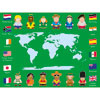 Children of the World Map Outdoor Play Mat - 2m x 1.3m - MAT1017