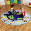 Children of the World Multi-Cultural Circular Carpet - 2m diameter - MAT040
