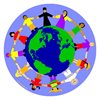 Children of the World Multi-Cultural Circular Carpet - 2m diameter - MAT040