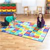 1-100 Numbers Rectangular Carpet - 2m x 1.5m - MAT1011