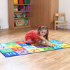 1-24 Numbers Rectangular Carpet - 1.5m x 1m - MAT1012