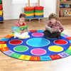 Rainbow ABC Circular Carpet - 2m x 2m - MAT1023