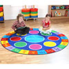 Rainbow ABC Circular Carpet - 2m x 2m - MAT1023