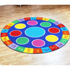 Rainbow ABC Circular Carpet - 2m x 2m - MAT1023