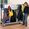 Tuf Classroom Cloakroom Trolley - Stores 30 Coats (Supplied Flat Packed) - FN0601