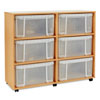 Really Useful Classroom Storage Unit - with 6x 48 Litre boxes