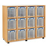 Really Useful Classroom Storage Unit - with 12x 24 Litre boxes - RUB024