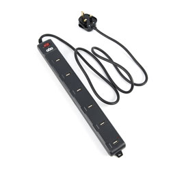 TTS USB Charging Strip - 6 Ports (UK Plug)