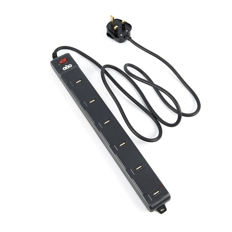 Buy TTS USB Charging Strip 6 Ports (UK Plug) EL00505 Primary ICT
