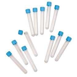 Plastic Test Tubes with Caps (Set of 12) - by Learning Resources