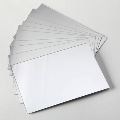 A6 Plastic Mirrors - Pack of 10 - CD48011