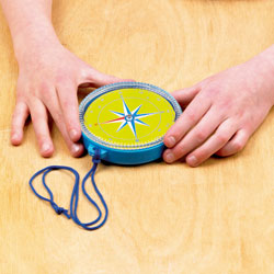 Giant Compass - 100mm with Lanyard
