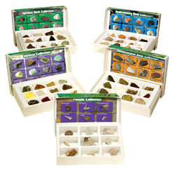 GeoSafari Rock, Mineral and Fossil Collection Bundle - Set of 5 - by Educational Insights