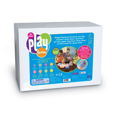 Value Playfoam Class Set - includes 16 Large Bricks (in 8 colours) - by Educational Insights - EI-9268