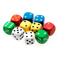 Invicta Jumbo Spot Dice - Set of 10