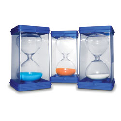Invicta Large Sand Timers - Set of 3 (30 Seconds, 1 & 5 Minute)
