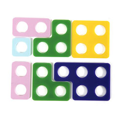 TTS Desktop Silicone Number Frames - Set of 80