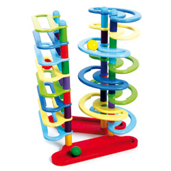 Wooden Twin Ball Track