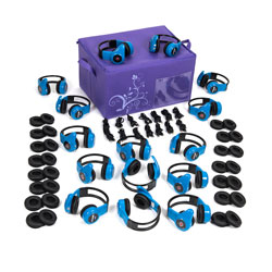 TTS Wireless Bluetooth Headset Bundle - Pack of 15 with Spares & Storage Box