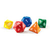 Jumbo Polyhedral Foam Dice - Set of 5 - by Learning Resources