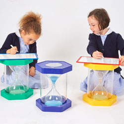 Giant Sit-On ClearView Sand Timer - Set of 3 (1, 3 and 5 Minute)
