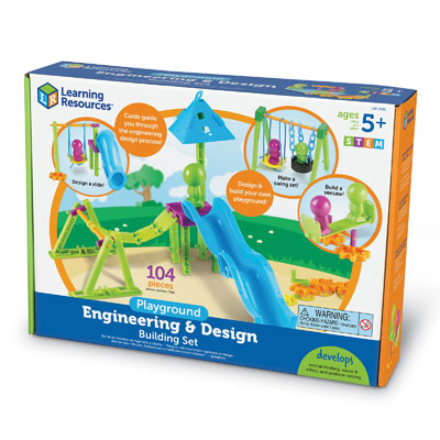 *Box Damaged* STEM Playground Engineering & Design Activity Set - by Learning Resources - LER2842/D