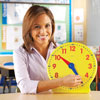 Big Time Geared 12 Hour Teacher Demonstration Clock - by Learning Resources - LER2094