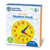 Big Time 12-Hour Geared Student Clock - by Learning Resources - LER2095