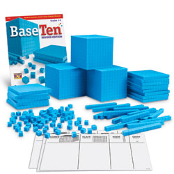 Grooved Base 10 Plastic Class Set - 823 Pieces - by Learning Resources