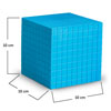 Grooved Base 10 Plastic Thousand Cube - by Learning Resources - LER0927