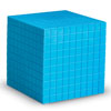 Grooved Base 10 Plastic Thousand Cube - by Learning Resources
