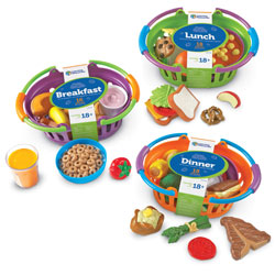 New Sprouts Breakfast, Lunch & Dinner Baskets - by Learning Resources