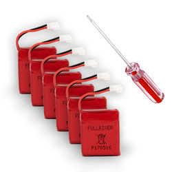 TTS Bee-Bot & Blue-Bot Replacement Battery - 6 Pack including Battery Compartment Tool