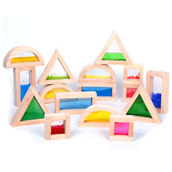 Large Sensory Shape Block Set - Set of 16