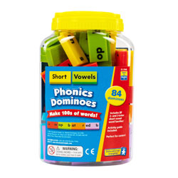 Phonics & Word Building Dominoes: Short Vowels - by Educational Insights