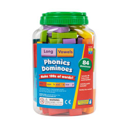 Phonics & Word Building Dominoes: Long Vowels - by Educational Insights