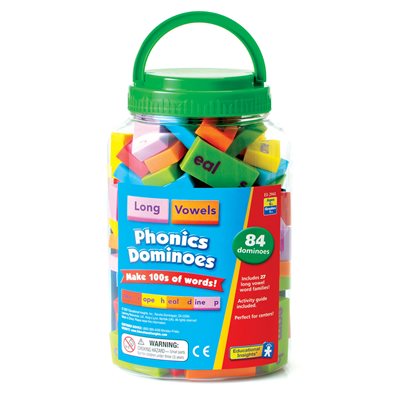 Phonics & Word Building Dominoes: Long Vowels - by Educational Insights ...