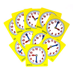 Pupil Clock Dials - Set of 10 - by Learning Resources