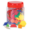 0.5cm Plastic Pattern Blocks - Set of 250 - by Learning Resources - LER0134