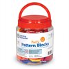 0.5cm Plastic Pattern Blocks - Set of 250 - by Learning Resources - LER0134