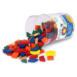 Wooden Pattern Blocks - Set of 250 - by Learning Resources