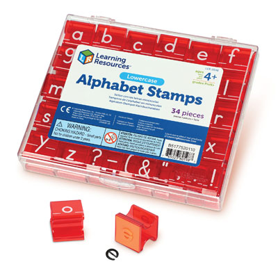 Lowercase Alphabet Stamps - (stamp pad not included) - by Learning Resources - LER0598