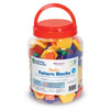 1cm Plastic Pattern Blocks - Set of 250 - by Learning Resources - LER0632
